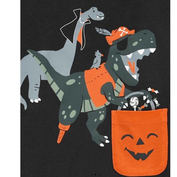 Toddler Boys Carter's DINOSAUR Halloween T-Shirt Jogger Pants Size 2T 3T 4T NWT - Picture 2 of 2
